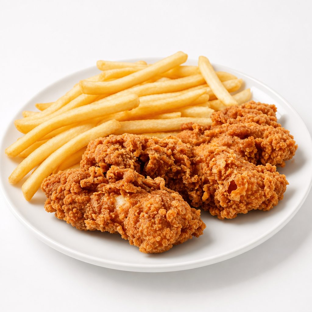 Chicken Tenders & Fries.