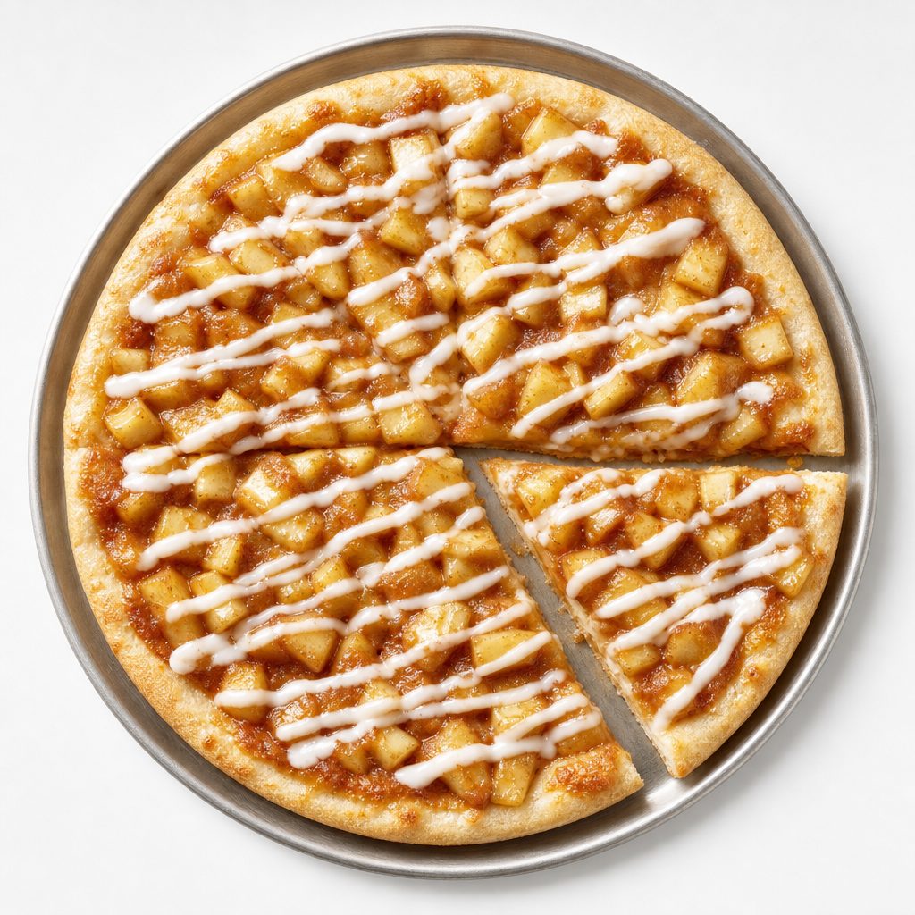 Apple Cinnamon Pizza.