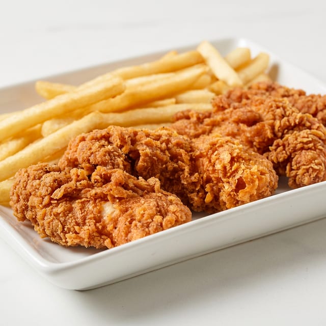 Chicken Tenders & Fries.